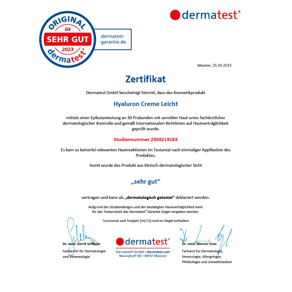 Hyaluron Creme Leicht