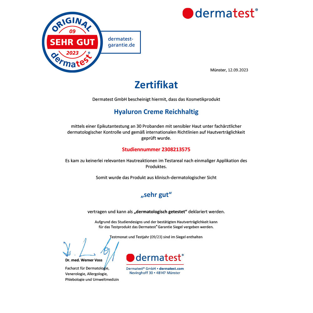 Hyaluron Creme Reichhaltig