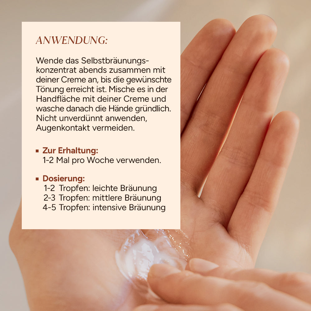 Selbstbräunungskonzentrat
