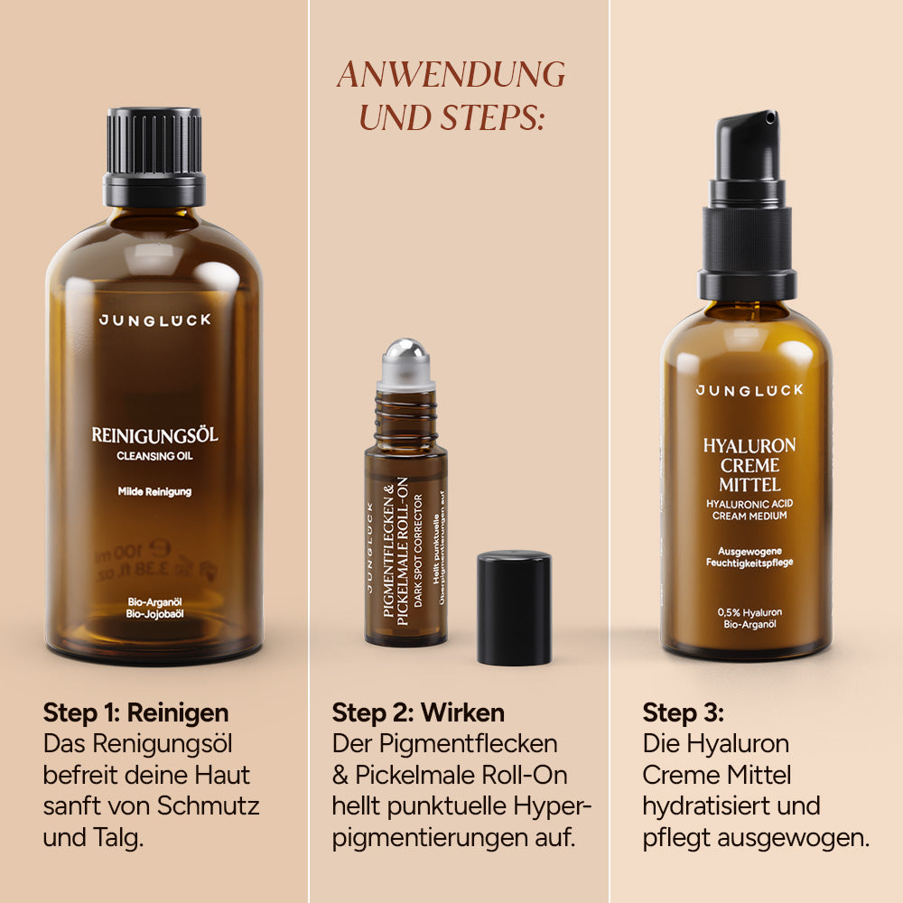Set Pigmentflecken & Pickelmale aufhellen Set Pigmentflecken & Pickelmale aufhellen