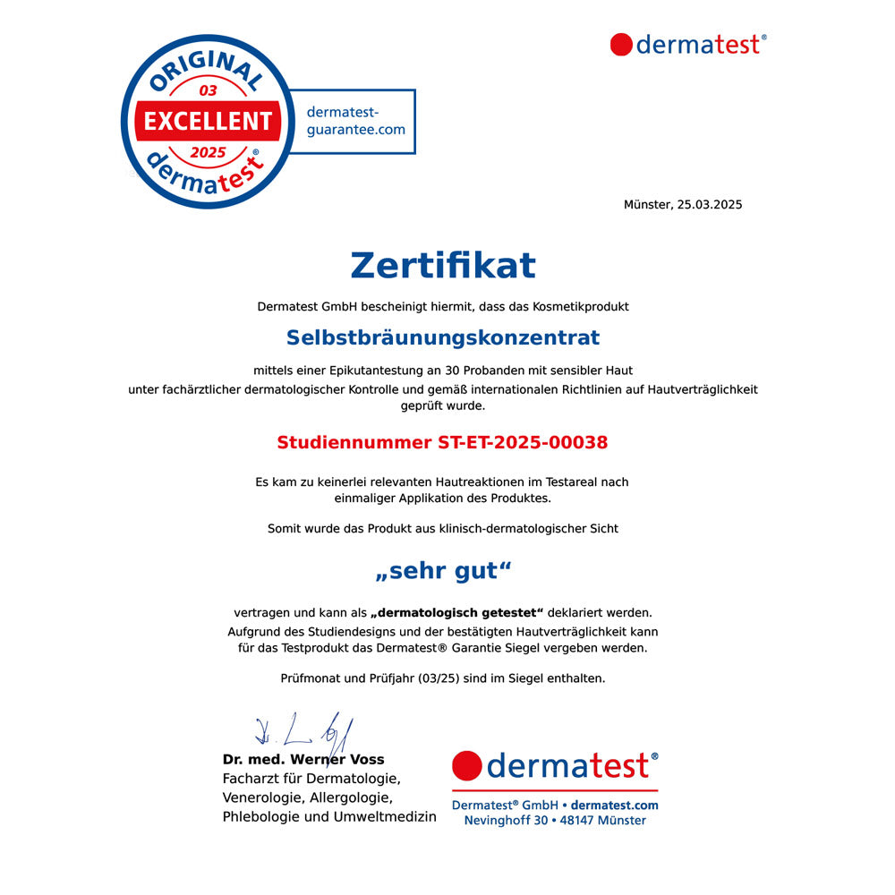 Selbstbräunungskonzentrat