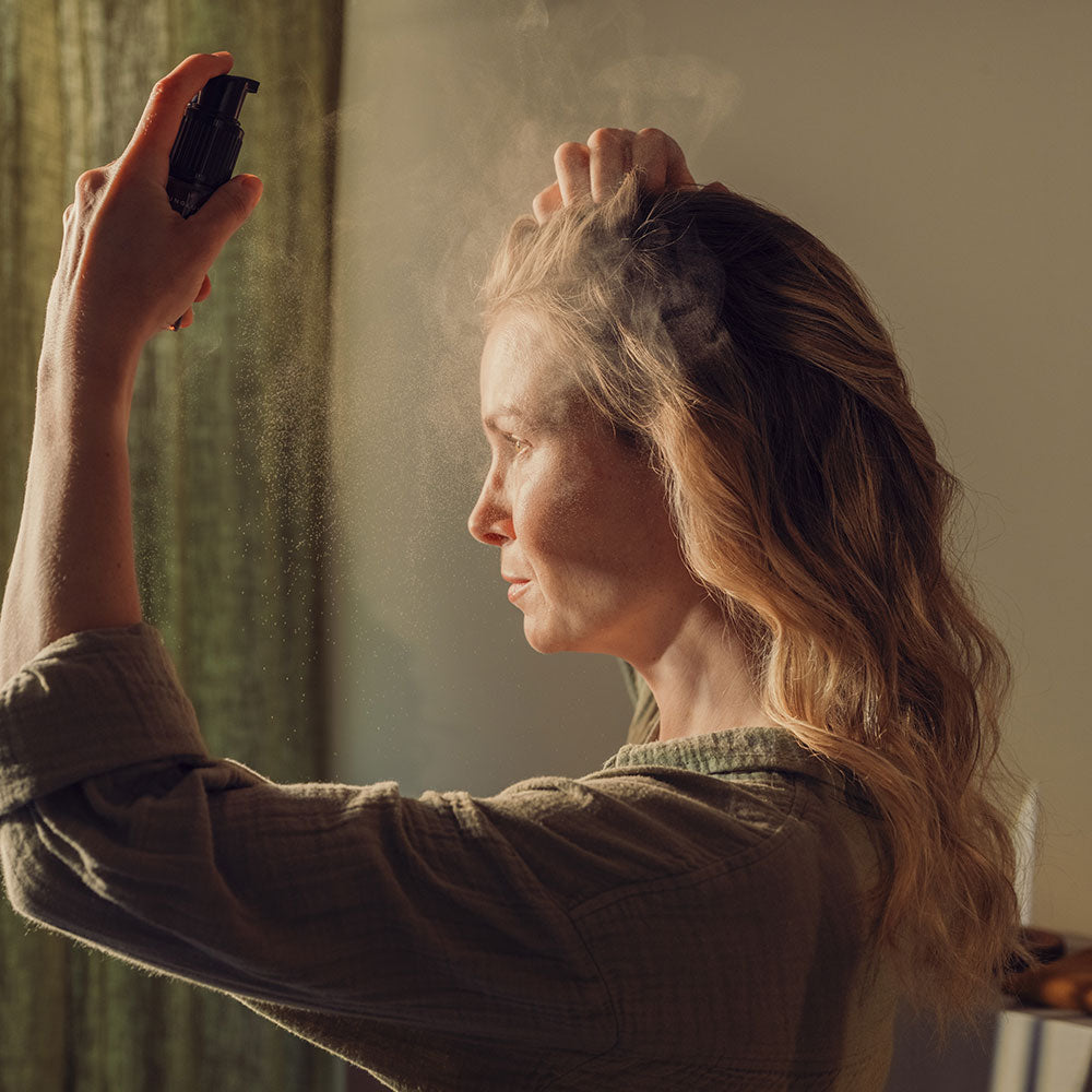 Trockenshampoo für helles Haar