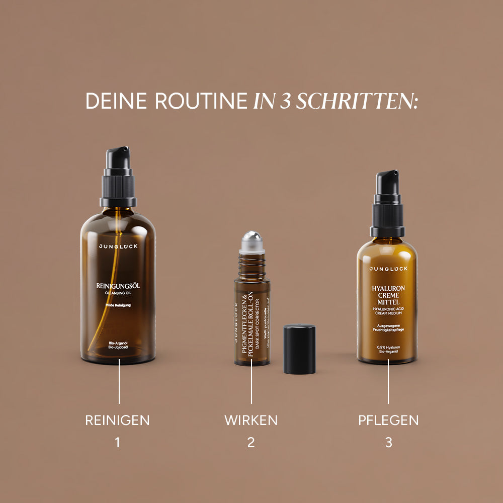 Set Pigmentflecken & Pickelmale aufhellen